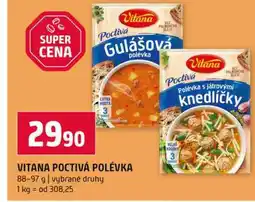Terno VITANA POCTIVÁ POLÉVKA 88-97 g vybrané druhy nabídka