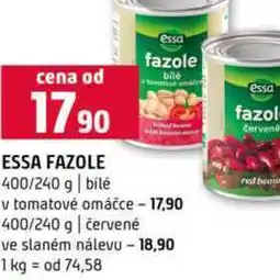 Terno ESSA FAZOLE 400/240 g nabídka