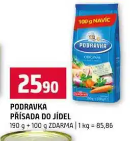 Terno PODRAVKA PŘÍSADA DO JÍDEL 190 g + 100 g nabídka
