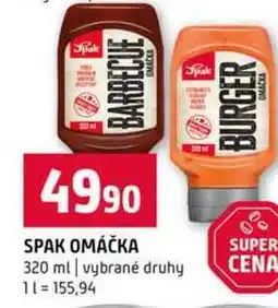 Terno SPAK OMÁČKA 320 ml vybrané druhy nabídka