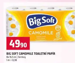 Terno BIG SOFT CAMOMILE TOALETNÍ PAPÍR 8x 16,5 m 3vrstvý nabídka