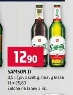Terno Samson 0,5l pivo světlý, tmavý ležák nabídka