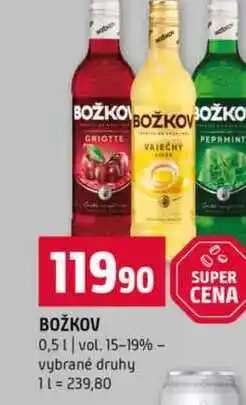 Terno BOŽKOV 0,5l vol. 15-19% vybrané druhy nabídka
