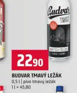 Terno BUDVAR TMAVÝ LEŽÁK 0,5l pivo tmavý ležák nabídka