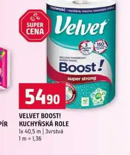 Terno VELVET BOOST! PÍR KUCHYŇSKÁ ROLE 1x 40,5 m 3vrstvá nabídka