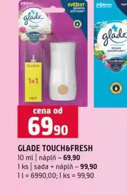 Terno GLADE TOUCH&FRESH 10 ml náplň 1 ks sada + náplň nabídka