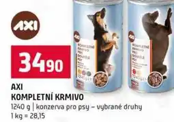 Terno AXI KOMPLETNÍ KRMIVO 1240 g konzerva pro psy vybrané druhy nabídka