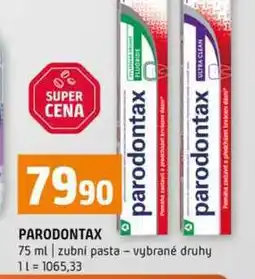 Terno PARODONTAX 75 ml zubní pasta vybrané druhy nabídka