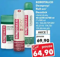 Kaufland BOROTALCO Deospray/ Roll-on/ Deostick nabídka