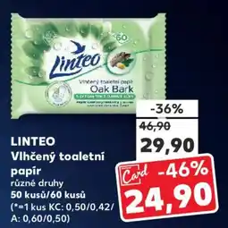 Kaufland LINTEO Vlhčený toaletní papír nabídka