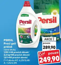 Kaufland PERSIL Praci gel/ prášek nabídka