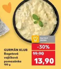 Kaufland GURMÁN KLUB Bagetová vajíčková pomazánka nabídka