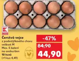 Kaufland Čerstvá vejce nabídka