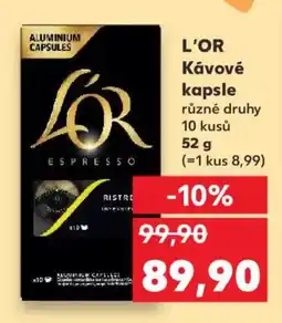 Kaufland L'OR Κάνονέ kapsle nabídka