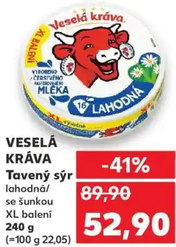 Kaufland VESELÁ KRÁVA Tavený sýr nabídka