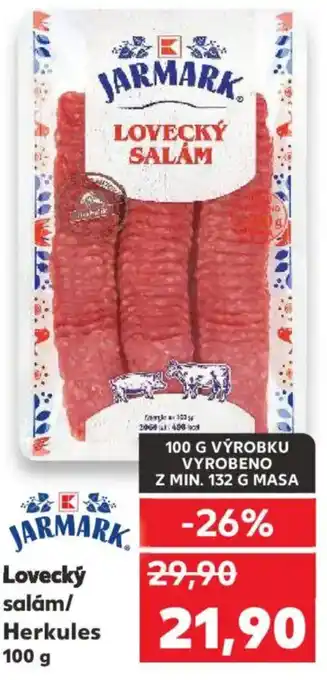 Kaufland Lovecký salám/ Herkules nabídka