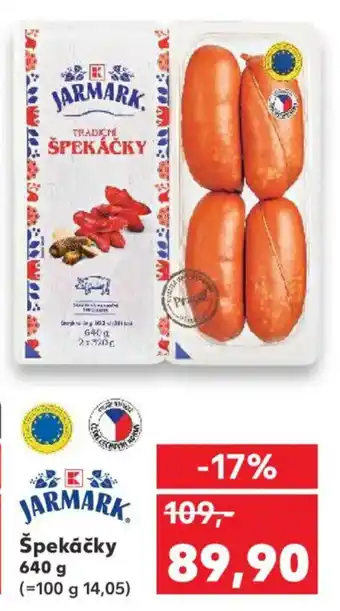 Kaufland Špekáčky nabídka