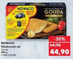 Kaufland NOWACO Obalovaný sýr Gouda nabídka