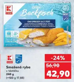 Kaufland Smažená ryba v těstíčku nabídka