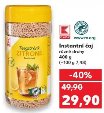 Kaufland Instantní čaj nabídka