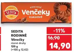 Kaufland SEDITA RODINNÉ Věnečky nabídka