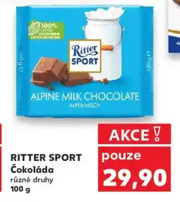 Kaufland RITTER SPORT Čokoláda nabídka