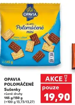 Kaufland OPAVIA POLOMÁČENÉ Sušenky nabídka