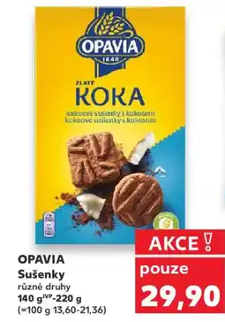 Kaufland OPAVIA Sušenky nabídka