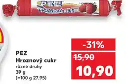 Kaufland PEZ Hroznový cukr nabídka