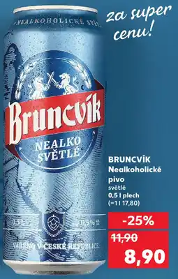 Kaufland BRUNCVÍK Nealkoholické pivo světlé nabídka