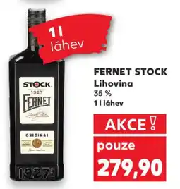 Kaufland FERNET STOCK Lihovina 35% nabídka