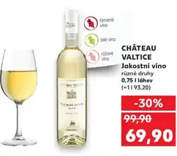 Kaufland CHÂTEAU VALTICE Jakostní víno nabídka