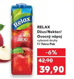 Kaufland RELAX Džus/Nektar/ Ovocný nápoj nabídka