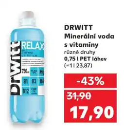 Kaufland DRWITT Minerální voda s vitamíny nabídka