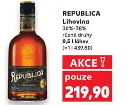 Kaufland REPUBLICA Lihovina 30%-38% nabídka