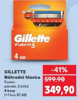 Kaufland GILLETTE Náhradní hlavice nabídka