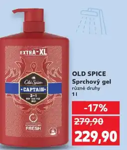 Kaufland OLD SPICE Sprchový gel nabídka