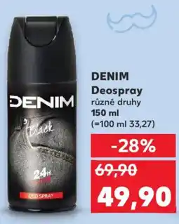 Kaufland DENIM Deospray nabídka