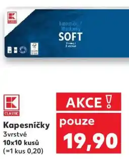 Kaufland Kapesničky 3vrstvé nabídka