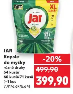Kaufland JAR Kapsle do myčky nabídka