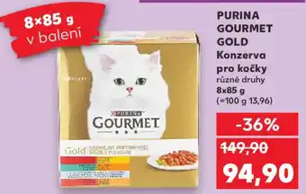 Kaufland PURINA GOURMET GOLD Konzerva pro kočky nabídka