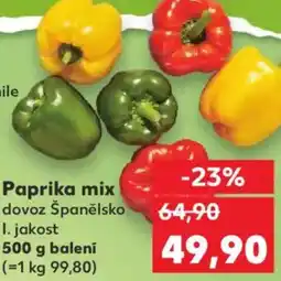 Kaufland Paprika mix nabídka