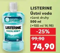 Kaufland LISTERINE Ústní voda nabídka