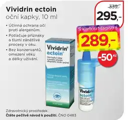 Magistra lékárny Vividrin ectoin oční kapky nabídka