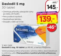 Magistra lékárny Daslodil 5 mg nabídka