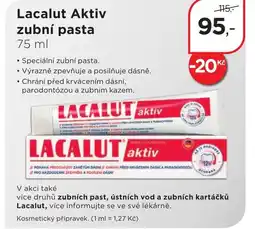 Magistra lékárny Lacalut Aktiv zubní pasta nabídka