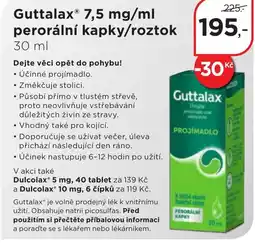 Magistra lékárny Guttalax® 7,5 mg/ml perorální kapky/roztok nabídka