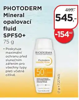 Magistra lékárny PHOTODERM Mineral opalovací fluid SPF50+ nabídka
