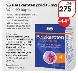 Magistra lékárny GS Betakaroten gold 15 mg nabídka