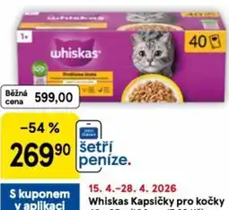 Tesco Whiskas Kapsičky pro kočky nabídka